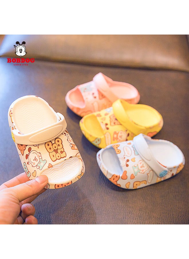 BOBDOG Babbudou Children's Slippers, Boys And Girls Crocs, Beach Shoes, Baby Sandals, Toddler Sandals For Summer, Shrimp Pink, Size 150 - Image 1