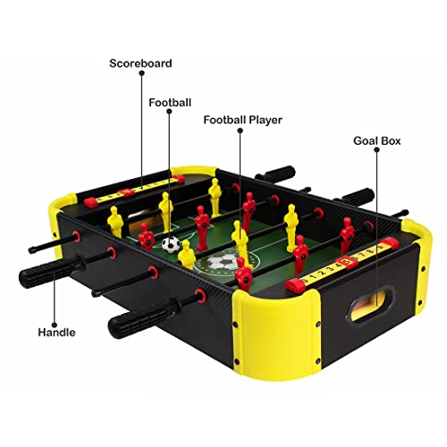 Wembley Foosball Table for Kids & Family | Indoor Games for Kids Ages 5–14 Years | Mini Football Soccer Game for Boys & Adults | Multiplayer Table Game for Family Fun | Birthday Gift | BIS Approved - Image 3