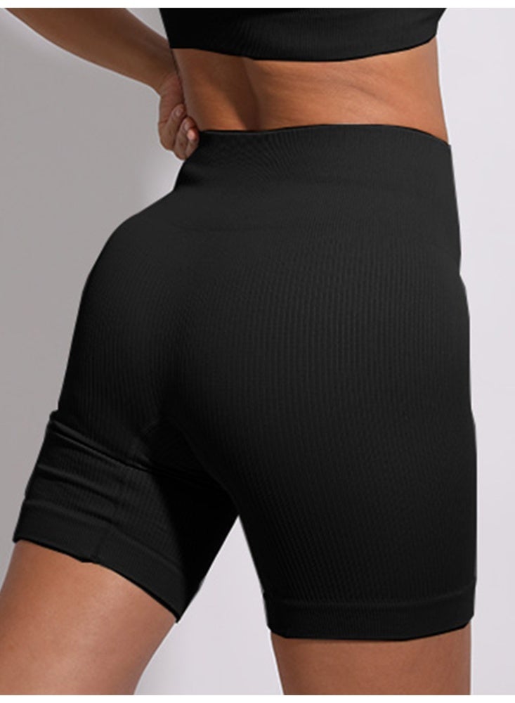 general Women Ribbed Seamless Leggings High Waisted Workout Gym Yoga Pants - Image 2