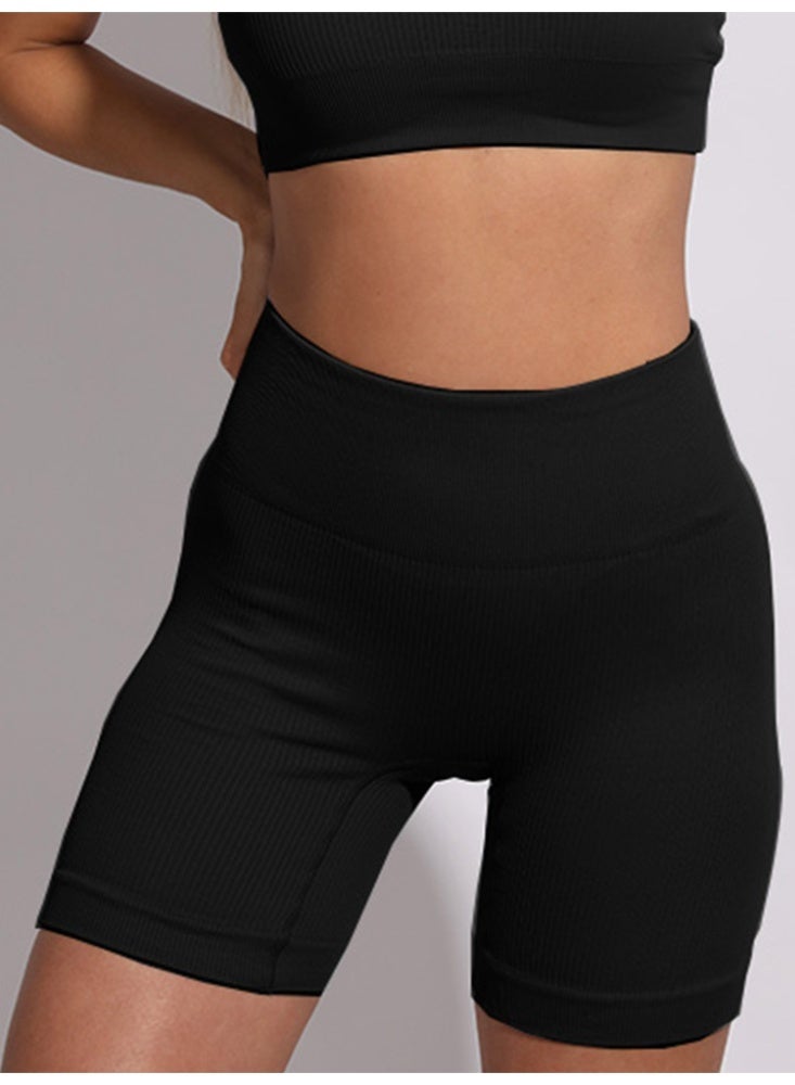 general Women Ribbed Seamless Leggings High Waisted Workout Gym Yoga Pants - Image 3
