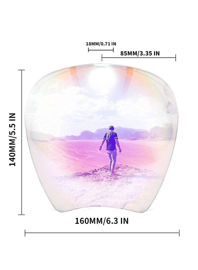 Excefore Full Cover Face Visor Protective Glasses Mirror Shield Sunglasses Anti Fog B2781, For Unisex Adults Indoor Outdoor Activities - Image 4