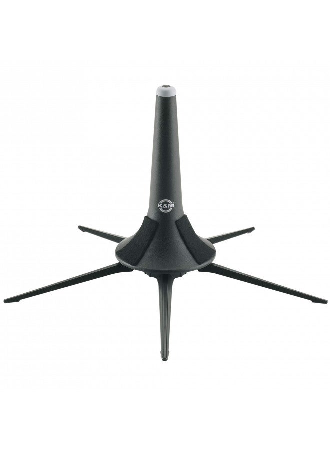 K_M K&M - König & Meyer 15213.077.55 - Trumpet In-Bell 5 Leg Metal Stand and Holder - Professional Grade for all Musicians - Lightweight & Compact - Stable Secure Base - German Made - Black - Image 1