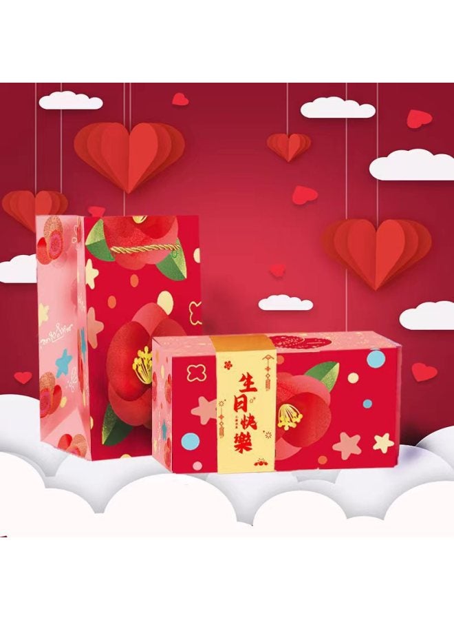 Red Envelope Flying Bounce Box Creative Red Envelope Surprise Happy Birthday Catapult Husband Ritual Explosion Red Envelope - Image 1