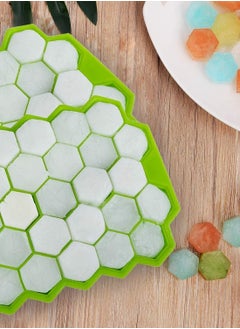 Y&D 2 Pack Silicone Molds of Ice Cube Trays with Lid Flexible 4-Ice Trays BPA Free  - Image 3