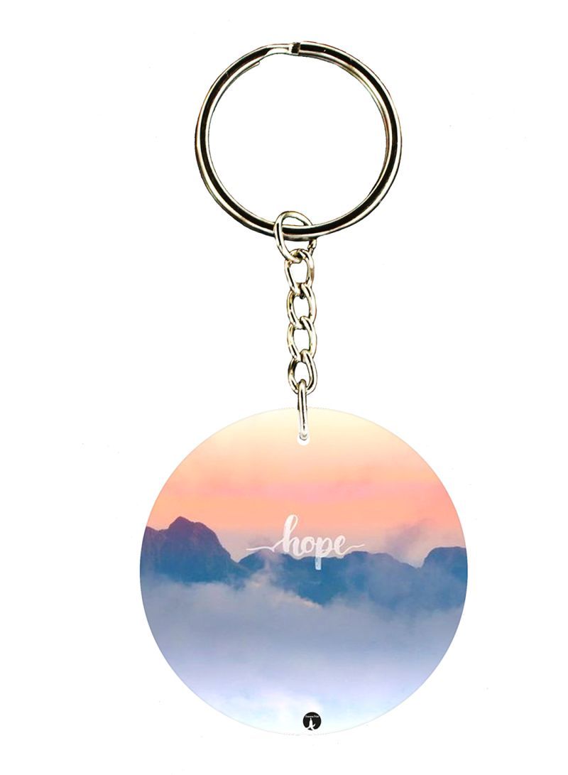 RKN English Phrases Double Side Printed Keychain