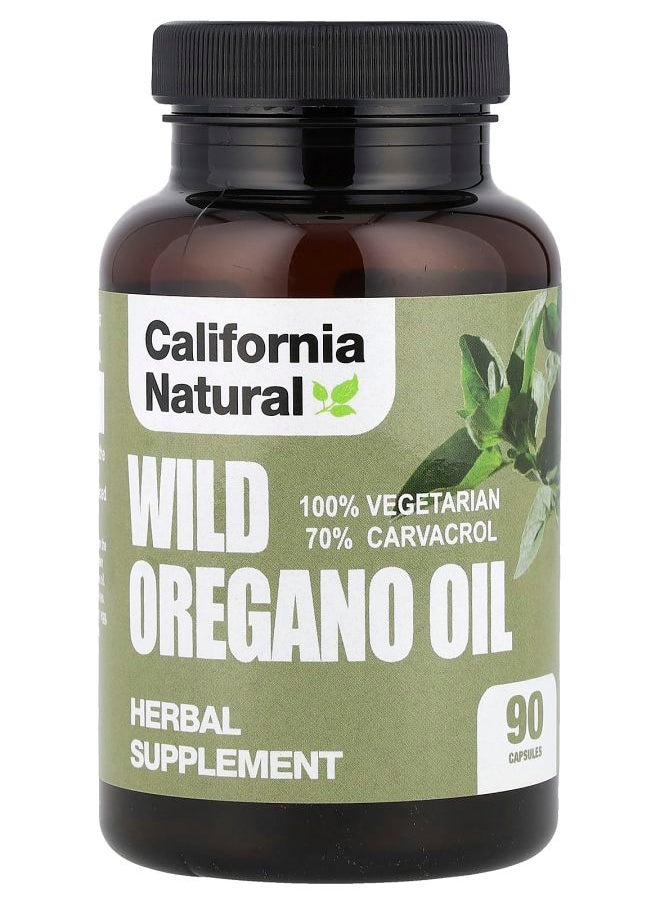 California Natural Wild Oregano Oil 90 Capsule 