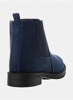 XO Style Leather Ankle Boot 1043-Navy-Su  - Image 3