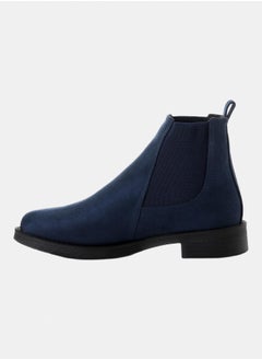 XO Style Leather Ankle Boot 1043-Navy-Su  - Image 4