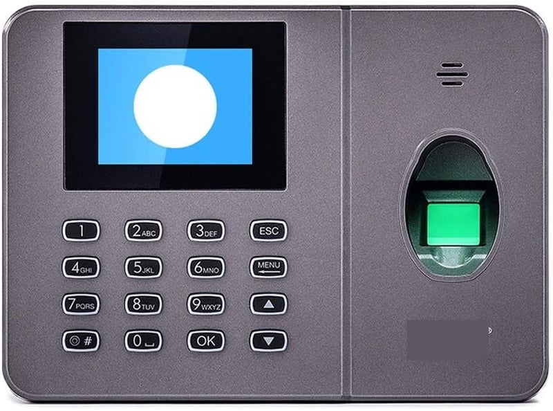 Biometric Fingerprint Time Attendance Machine With English Menu For Employee Punch Card - Image 1