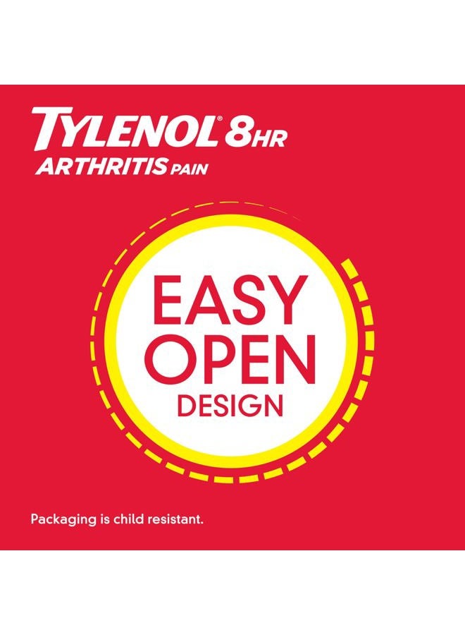 Tylenol أقراص ممتدة المفعول لتسكين آلام التهاب المفاصل لمدة 8 ساعات، 650 مجم أسيتامينوفين، مسكن لآلام المفاصل وخافض للحرارة، مسكن للألم عن طريق الفم لالتهاب المفاصل وآلام المفاصل، 225 قرصًا - Image 5