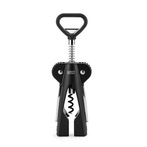 HOST Winged Corkscrew, Non-Stick Worm And Bottle Opener, 2-Blade Foil Cutter - Image 1