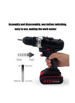 Generic 21V Cordless Electric Drill – High-Power Lithium Battery Drill for Household & Professional Use  - Image 2