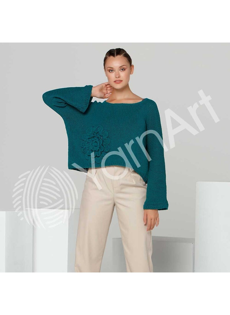 YarnArt Jeans Plus 88 Soft Yellow  - Image 4