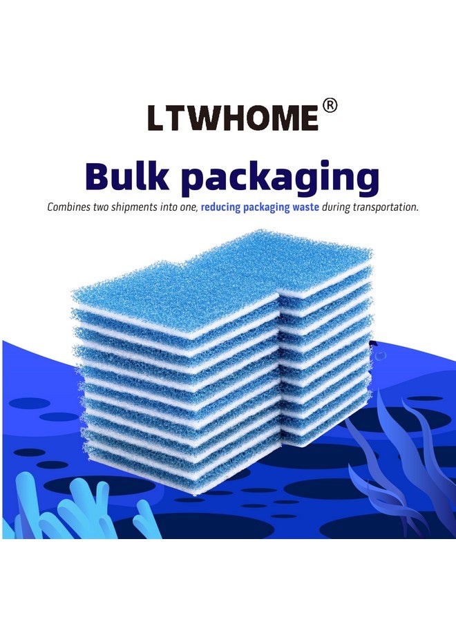 LTWHOME Compatible Poly Foam Pad Replacement for Fluval C3 Power Filter, Fluval C Clip-On Filter Foam (Pack of 10) - Image 4