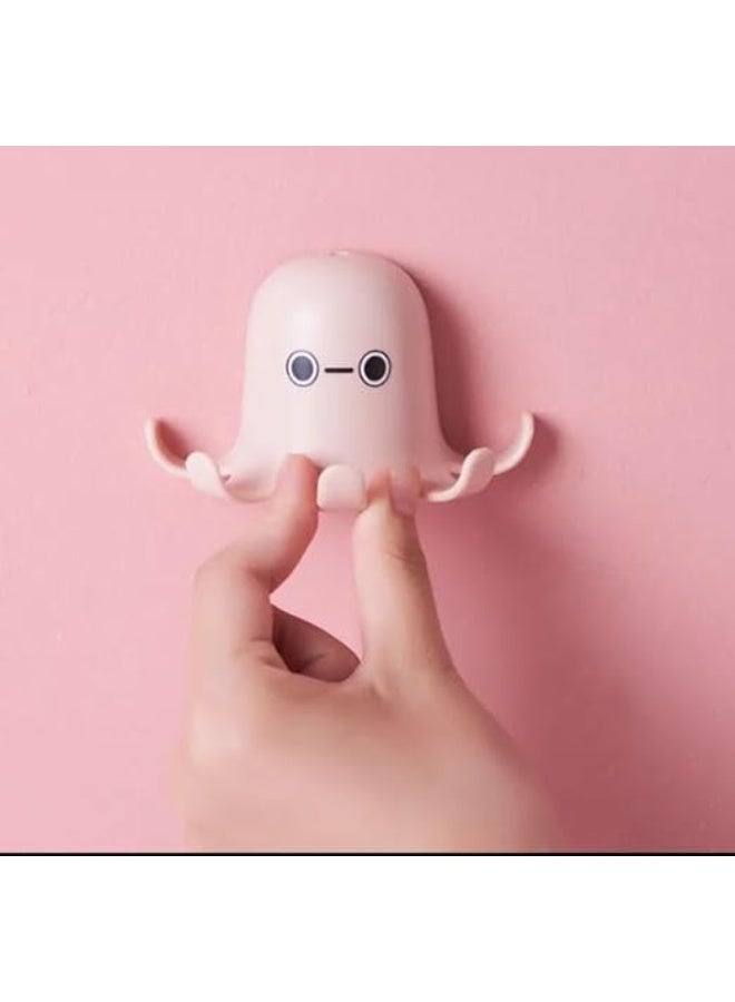 Spaceshoop Creative Sticky Hook Adhesive Hook Wall Mounted Multi Functional Hook for Bathroom Bedroom Office Kitchen (SHAPE 3)  - Image 1