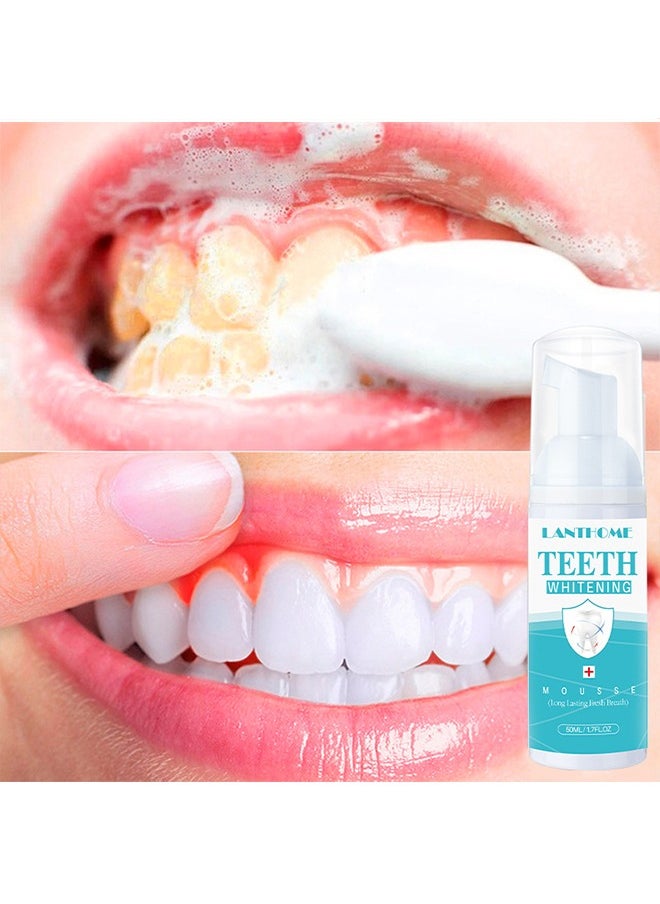 Lanthome Teeth Whitening-White Foam Mousse, Stain Remover, Teeth Whitening Booster (50ml)  - Image 2