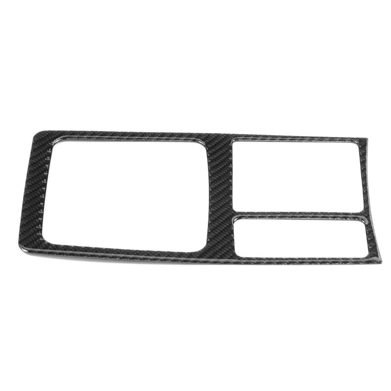 Carbon Fiber Gear Shift Panel Cover Interior Trim Decoration Fit for Mitsubishi Lancer DE ES 2008‑2016 - Image 3