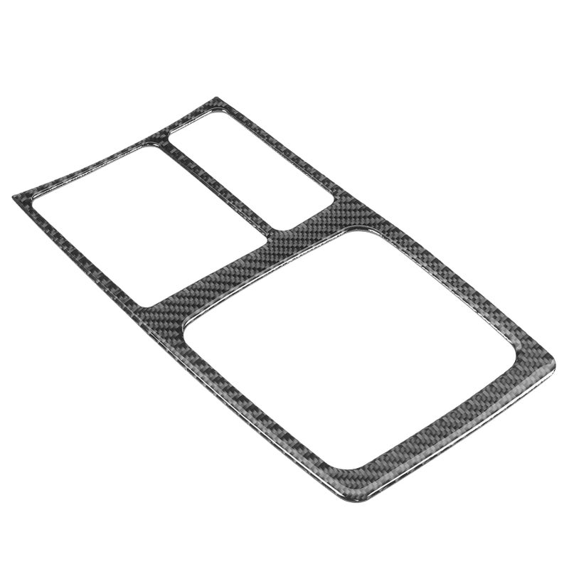Carbon Fiber Gear Shift Panel Cover Interior Trim Decoration Fit for Mitsubishi Lancer DE ES 2008‑2016 - Image 2