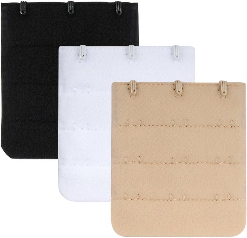 Closecret Women's Nylon Bra Extender Multi-size Brassiere Strap Extension - Image 3