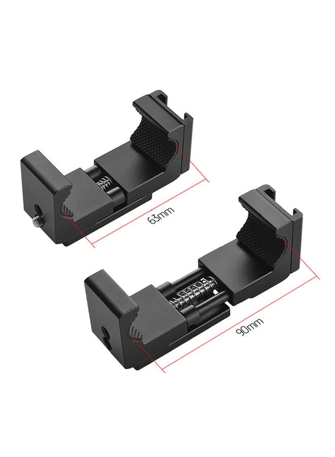 NIBEMINENT Q12 Adjustable Phone Holder Clip Black - Image 4