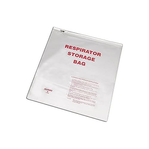 Allegro Industries 2000 Respirator Storage Bag with Zipper, 14" x 16", Large - Image 4