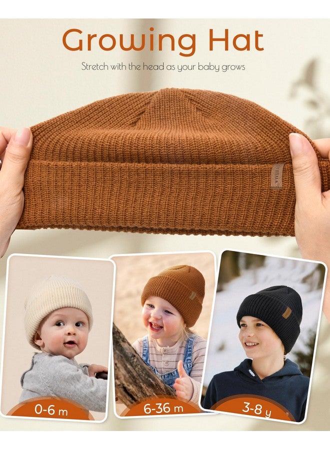 Furtalk FURTALK Toddler Beanie Baby Boys Girls Beanies Kids Winter Hats Children Knit Warm Caps - Image 3