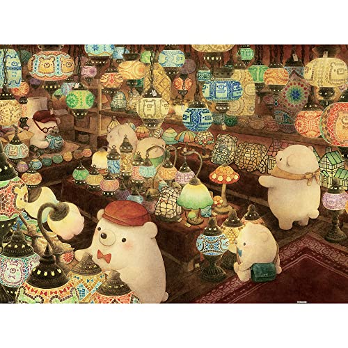 Pintoo Jigsaw Puzzles 1200 Piece for Adults The Mosaic Lamp Shop Beautiful Plastic Puzzle for Home Decor Zero Dust Easy Storage H3115 - Image 1