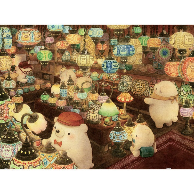 Pintoo Jigsaw Puzzles 1200 Piece for Adults The Mosaic Lamp Shop Beautiful Plastic Puzzle for Home Decor Zero Dust Easy Storage H3115 - Image 3