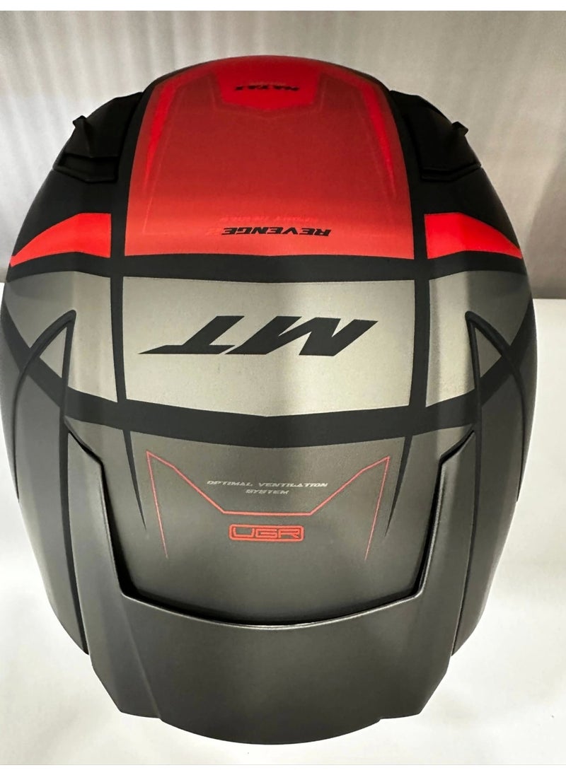 Helmet mt Revenge 2 S Hatax B5 Matte Red
