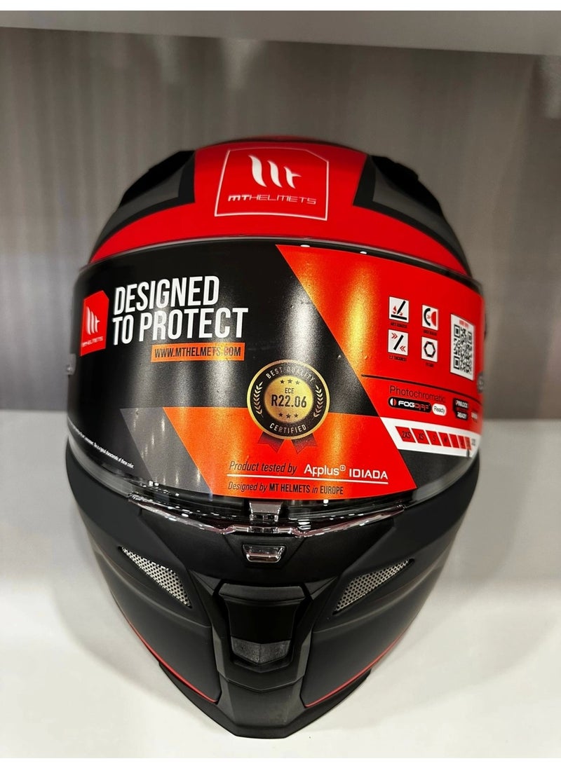 Helmet mt Revenge 2 S Hatax B5 Matte Red