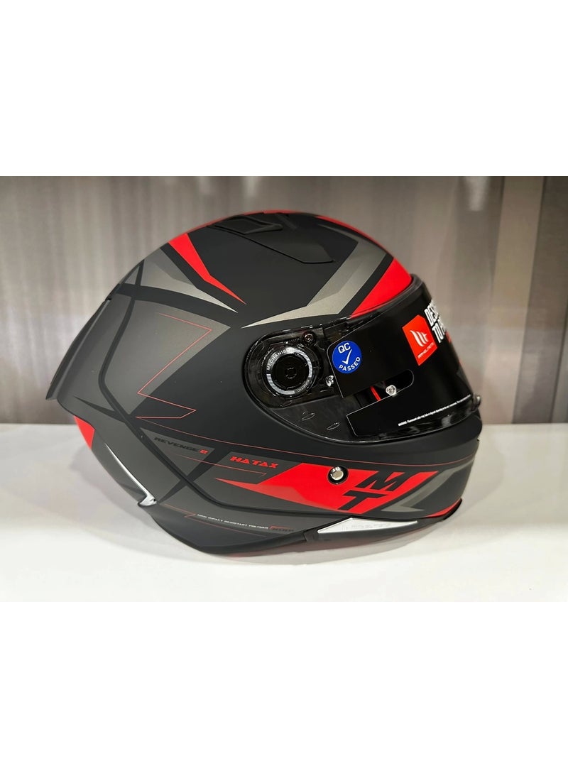 Helmet mt Revenge 2 S Hatax B5 Matte Red