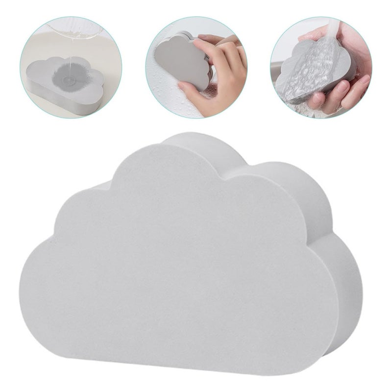 PVA Water Absorbent Cleaning Sponge Cloud Shape Gray 6 2x9 5x2 Cm For Kitchen Bathroom - Image 5