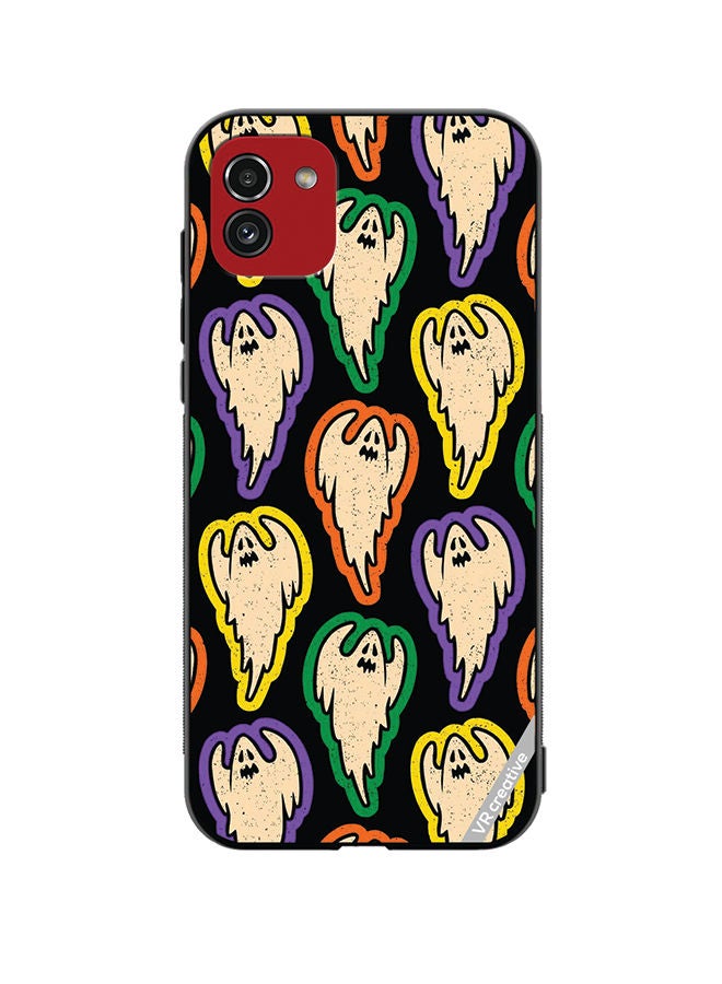 VR CREATIVE Protective Case Cover For Samsung Galaxy A03 Ghost Design Multicolour - Image 1