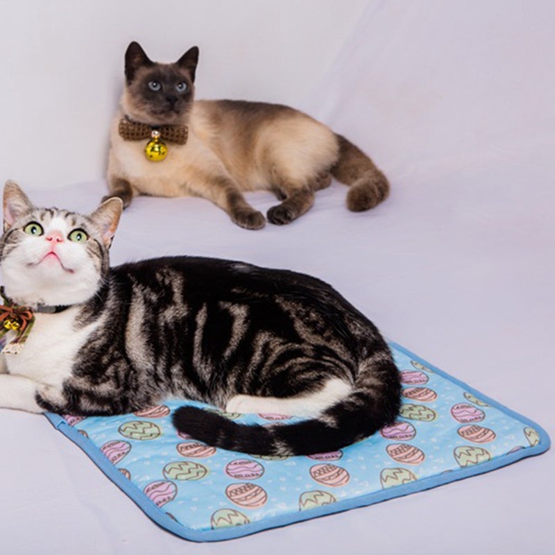 Universal Pet Floor Pad Sleeping Mat Puppy Indoor Cooling Cushion - Image 5