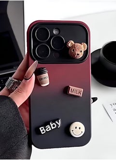 Mida iPhone 14 Pro Case with Modern Gradient Design, Shock and Scratch Protection, Featuring Unique 3D Elements  - Image 1
