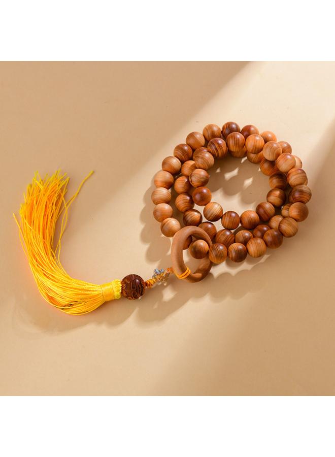 Natural Mountain Sandalwood Bodhi Round Beads Old Beads Bamboo Double Circle Multi-circle Bracelet Plate Playing Buddha Beads Bracelet 