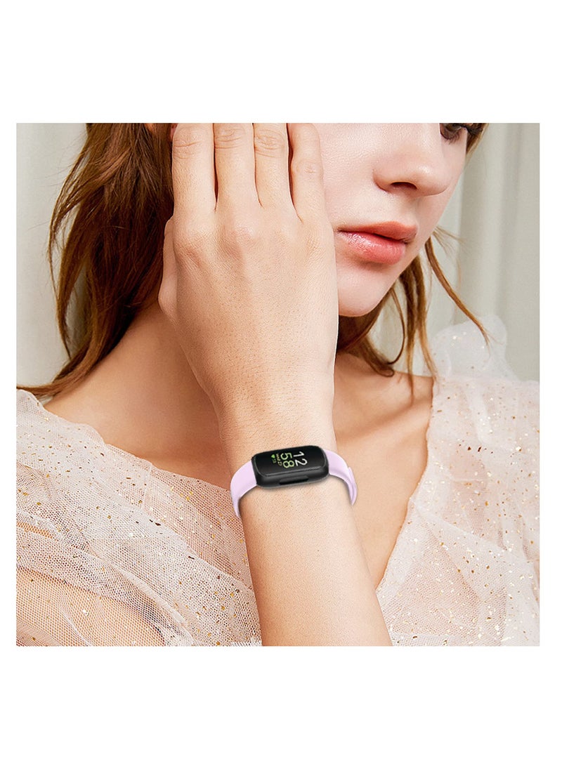 KASTWAVE ELECODN 4 Colors Replacement Strap for Fitbit Inspire 3 Straps, Soft Sport Silicone Replacement Adjustable Strap Compatible with Fitbit Inspire 3 Tracker Straps for Men Women Girls Boys - Image 5