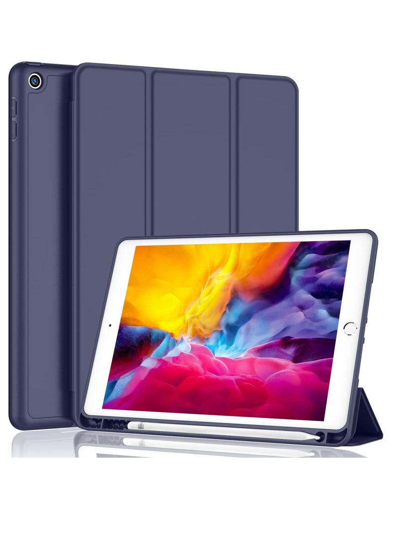 MIGOFAST iPad 9.7 Case 2018 2017 Model 6th 5th Generation Smart Cover with Pencil Holder and Soft Baby Skin Silicone Back and Full Body Protection Auto Wake Sleep Cover - Image 1