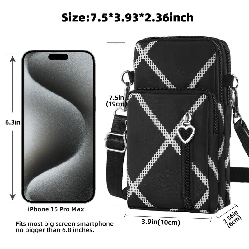 JANKS Crossbody Bags for Women, Small Phone Purse Travel Pouch Over the Shoulder Bags for Women with Adjustable Strap - Image 3