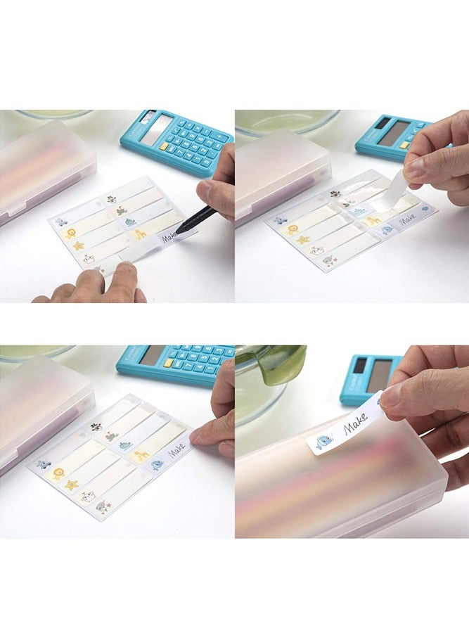 NIIMBOT 200-Piece Baby Bottle Labels with Cartoon Prints, Self-Laminating Waterproof Name Tag Stickers for Kids Daycare - Image 4