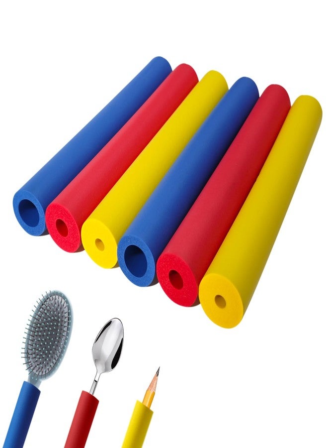 HEYLEAYAR Foam Grip Tubing, 6Pcs Adaptive Utensils Grip Tubing, Ideal Grip Aid for Pens, Handicapped, Arthritic，Elderly - Image 1