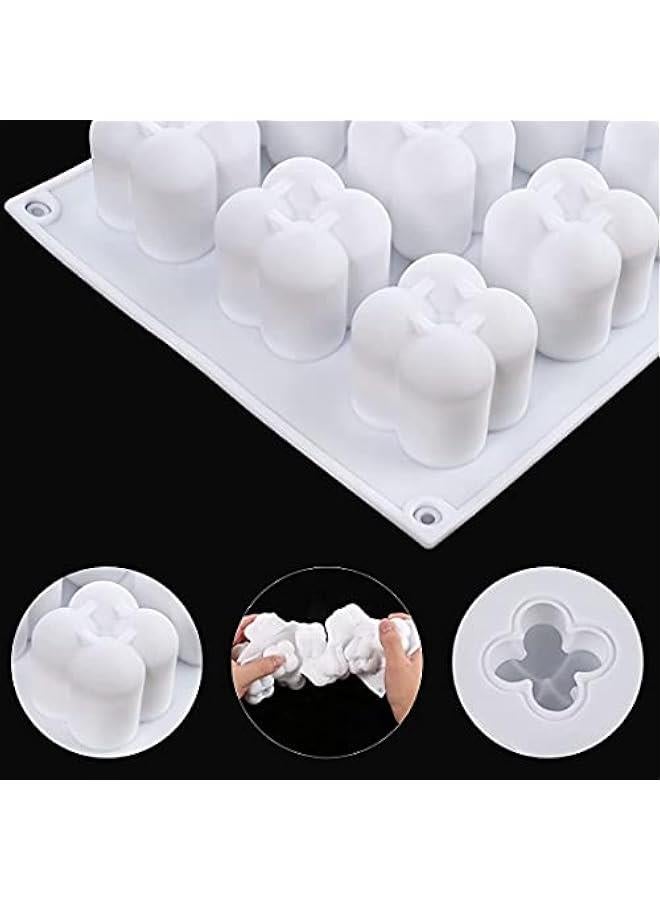 RYNX Silic Candle Molds Cute Ball Square Wax Soap MoldDIY Candles Mould 3D Silic Mold 3D Mould Craft Soap MoldsBalls Sphere Mold Baking Mousse Cake for Cupcake Dessert Decorating Tools - Image 3