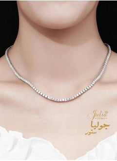 جوليا ستور 16 "قلادة تنس فضي  - Image 4
