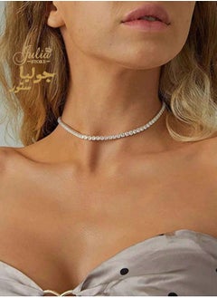 16" Choker Tennis Necklace - pzsku/ZDF83CAA4A948075212F8Z/45/_/1717376651/a8612f99-e9e8-4a00-9af7-31531fa97749