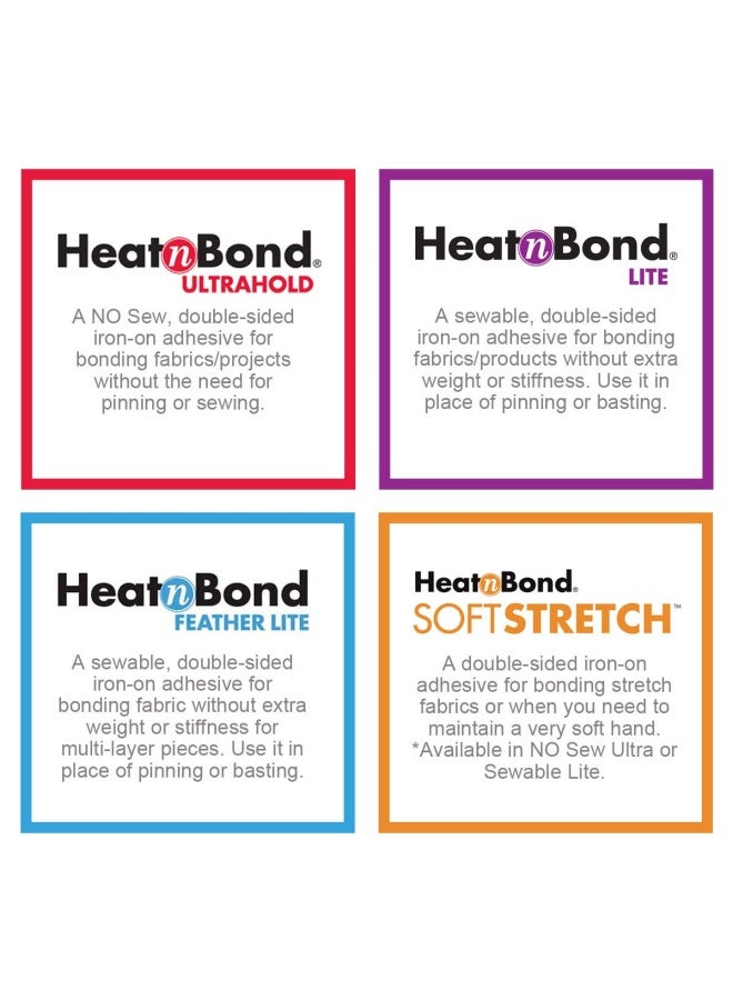 Heatnbond Lite Iron-On Adhesive Value Pack  17 Inches X 5.25 Yards - Image 4