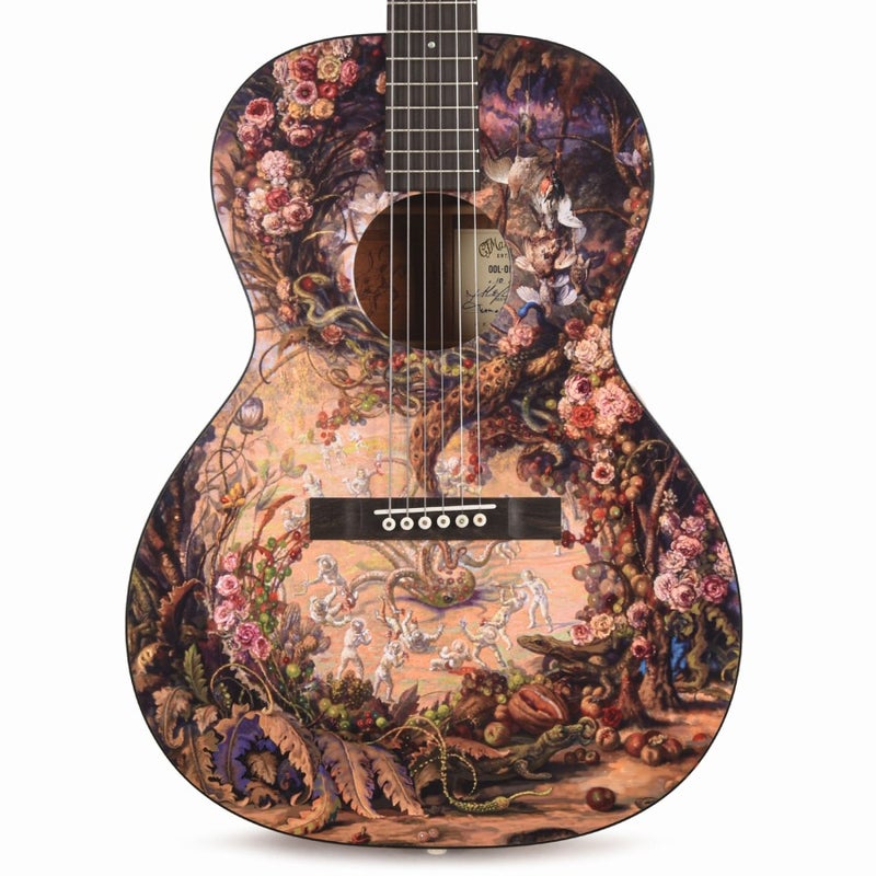 Martin 00LOLIVER Oliver Acoustic Guitar - Julie Heffernan's "Self-Portrait as Arms and the Men" - Image 1