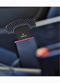 SYOSI Car Seat Belt Clips, Alarm Stoppers for Car Seats Belt Buckles, Universal Auto Metal Car Seat Belt Plugs Car Seat Belts Silencers Accessories for Most Vehicles, 2Pcs  - Image 3
