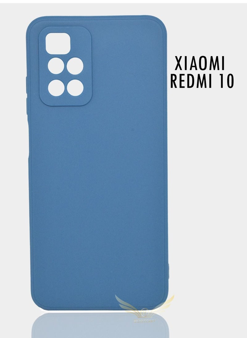 BORTONY Redmi 10 Case,Liquid Silicone Protective Case Cover With Camera Protection For Xiaomi Redmi 10 - Image 1