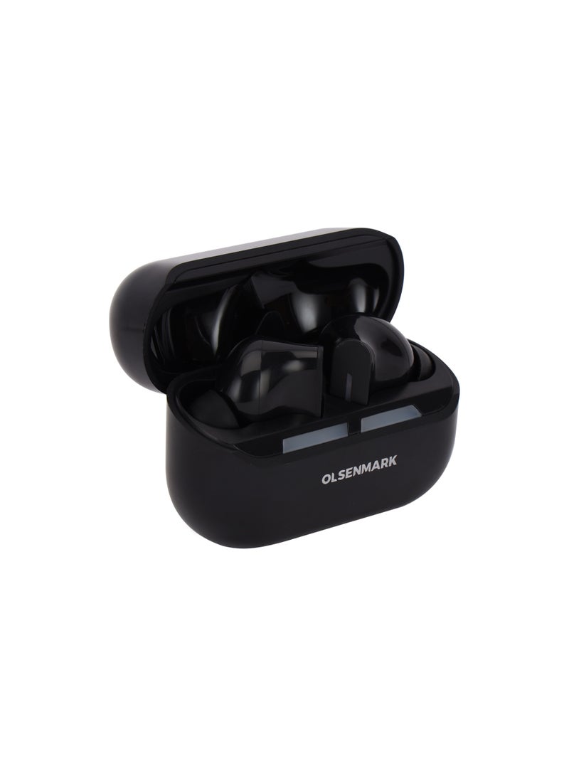 Olsenmark سماعة موسيقية لاسلكية من أولسن مارك – OMHP1050 | بلوتوث 5.4، شحن USB نوع-C، علبة 300mAh، تحكم باللمس | صوت جهير قوي، 6 ساعات وقت تشغيل | أبيض، ضمان لمدة سنتين - Image 5