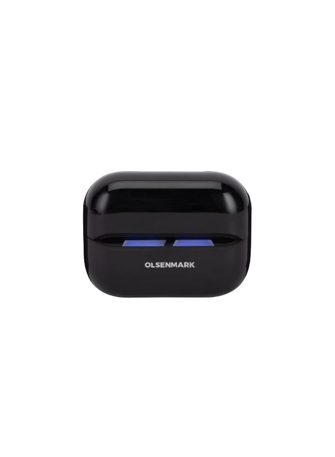Olsenmark سماعة موسيقية لاسلكية من أولسن مارك – OMHP1050 | بلوتوث 5.4، شحن USB نوع-C، علبة 300mAh، تحكم باللمس | صوت جهير قوي، 6 ساعات وقت تشغيل | أبيض، ضمان لمدة سنتين - Image 4